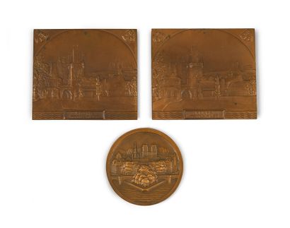 null Georges Urbain Vallerey (Son) (1927-1954). French swimmer. Set of 2 medals of...