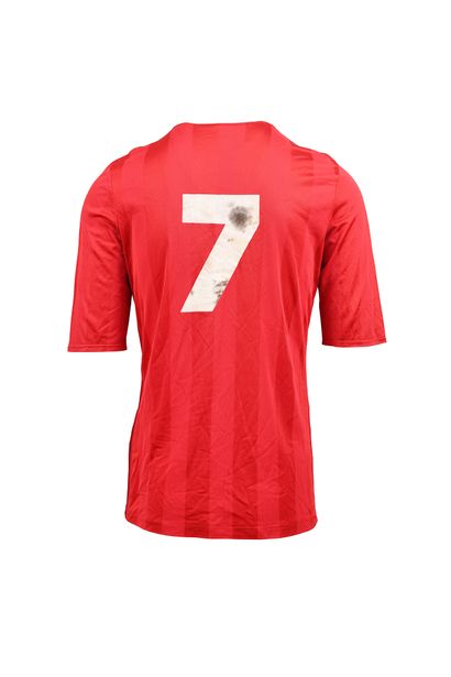 null A.S. Béziers. Jersey N°7 worn in the years 70/80. Player to identify. Brand...