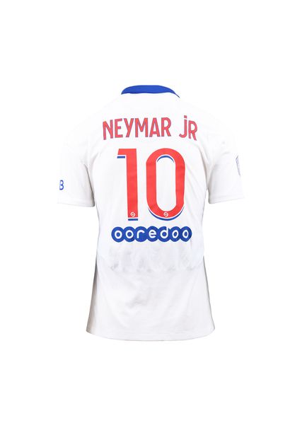 null Neymar JR. Striker. Jersey No. 10 of Paris Saint-Germain for the match against...