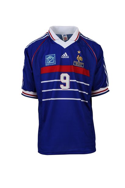 null Nicolas Anelka. Attacker. Jersey N°9 of the French Team for the Jean-Pierre...