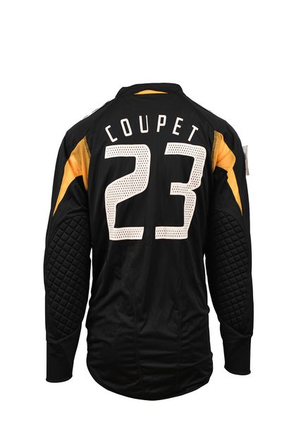 null Grégory Coupet. Goalkeeper. Jersey N°23 of the French Team for the qualifying...