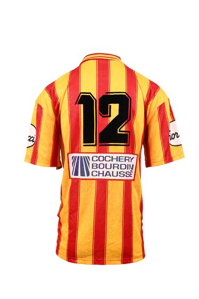 null FC Martigues. Maillot N°12 porté lors de la saison 1995-1996 du Championnat...