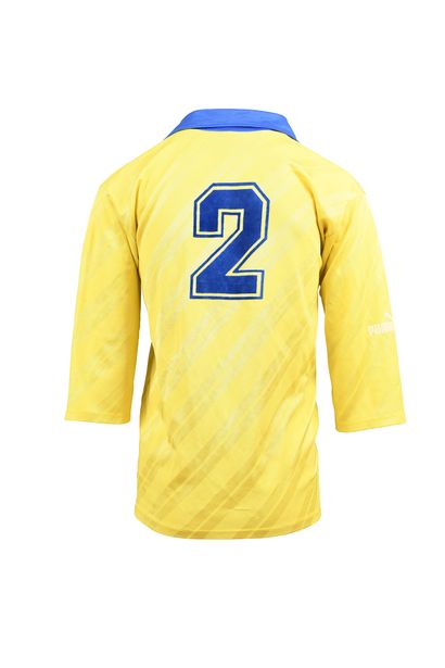 null Cercle Dijon Football. Jersey N°2 worn in the years 80/90. Player and team to...