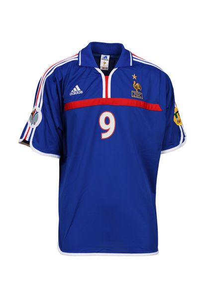 null Nicolas Anelka. Striker. Jersey No. 9 of the French team for the final of the...