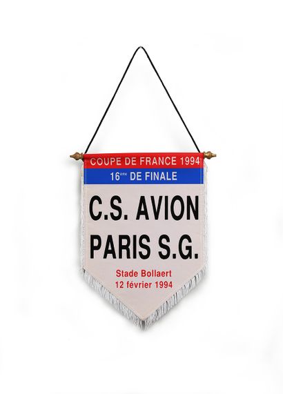 Pennant of the Paris Saint-Germain for the...