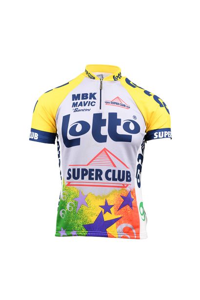 Johan Museeuw. Maillot de l'Équipe Lotto-Super...