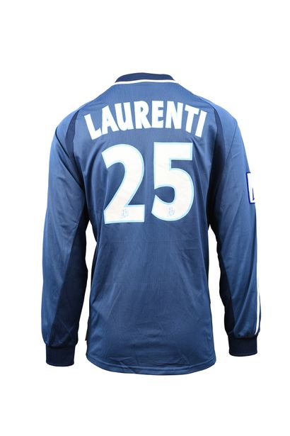null Fabien Laurenti. Defender. Jersey N°25 of Olympique de Marseille for the season...