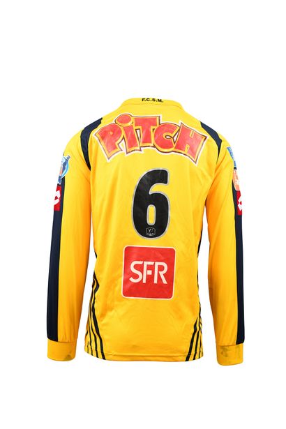 null Stéphane Dalmat. Midfielder. Jersey N°6 of FC Sochaux for the 2007-2008 edition...