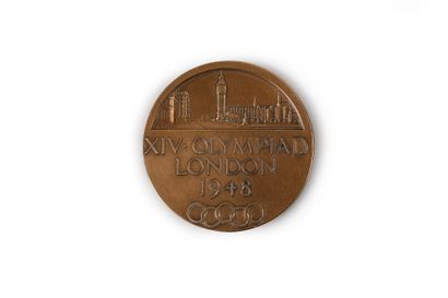 Londres 1948. Médaille officielle de participant.
En...