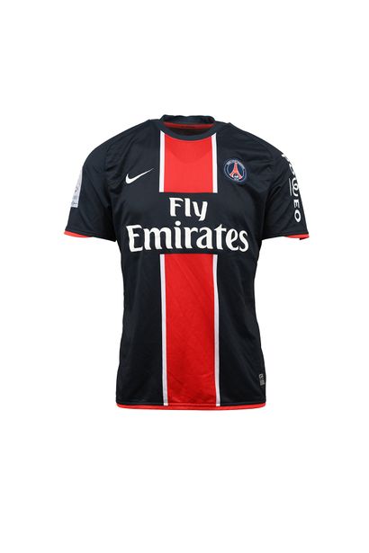 null Ludovic Giuly. Striker. Jersey No. 7 of the Paris Saint-Germain worn during...