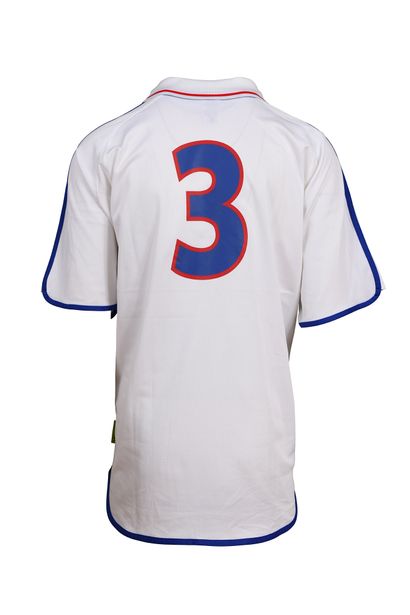null Bixente Lizarazu. Defender. Jersey No. 3 of the French team for the friendly...
