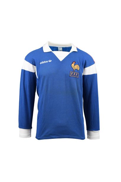 null Jersey N°14 of the French Youth Team worn, probably in cadets for the international...