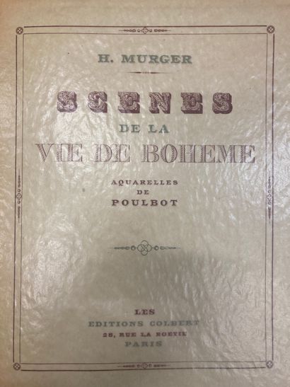 null POULBOT - MURGER - Scenes of bohemian life. Ill. by Poulbot

P., éditions Colbert,...