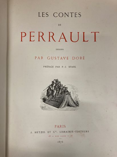 null PERRAULT, Charles - Tales. Ill. by Gustave DORÉ

P., Hetzel, 1876.

In-folio,...