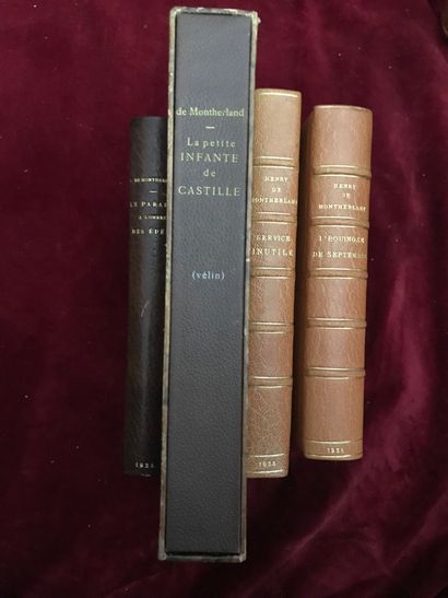 null MONTHERLANT -Set 4 volumes



MONTHERLANT - The little infanta of Castile

P.,...