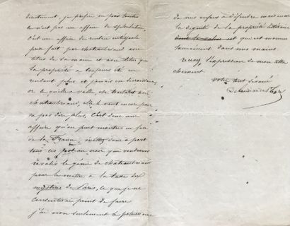 null [CHATEAUBRIAND]. DELANDINE DE SAINT-ESPRIT, Jérôme (1787-1855), éditeur scientifique...