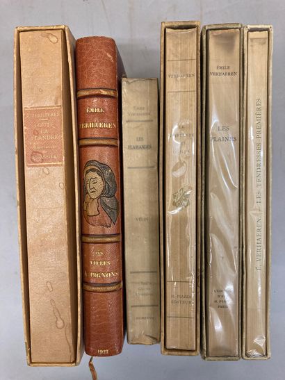 null CASSIERS, H. - VERHAEREN, Emile - Set of 6 volumes: 



Les tendresses premières....