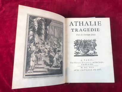 null XVIIth c. | RACINE, J. - Esther. Tragedy

P., Denys Thierry, 1689. 

First edition....