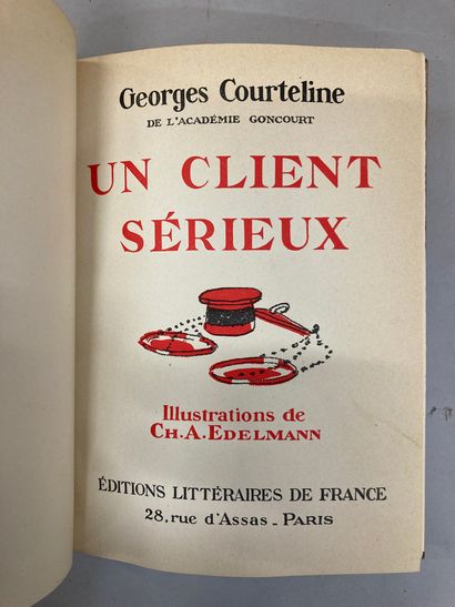 null COURTELINE, Georges - Œuvres

P., Editions littéraires de France, s.d.

10 vols...