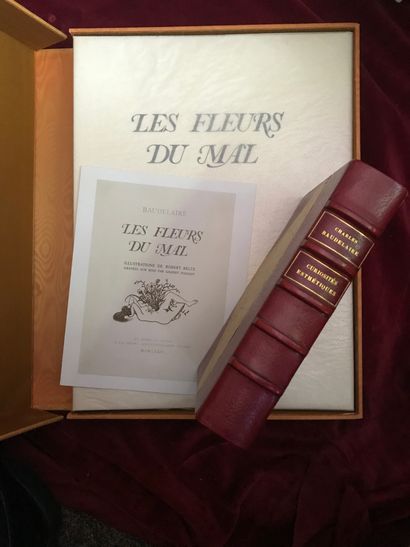 null BAUDELAIRE - Ensemble de 2 volumes 

 

BAUDELAIRE - Les Fleurs du mal. Ill....