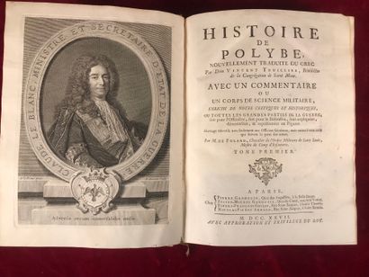 null XVIIIe s. | THUILLIER, Vincent] - Histoire de Polybe nouvellement traduite du...