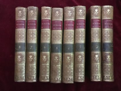 null SEVIGNE, Mme de - Lettres

P., Bossange, 1806. 

8 vols in-8, plein veau, dos...