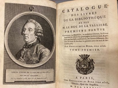 null XVIIIe s. | DEBURE, Guillaume-François - Bibliographie instructive : ou Traité...