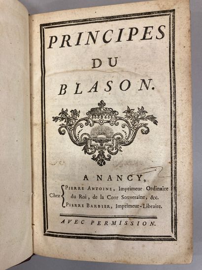 null BLASONS - XVIIIe s. | Principes du Blason

Nancy, P. Antoine et Pierre Berbier,...