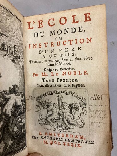 null XVIIIe s. | LE NOBLE, Eustache - The School of the world, or instruction of...