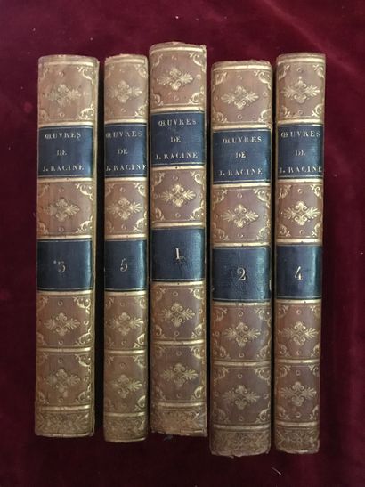 null RACINE - Works

P., Petitot, Herhan's stereotype, 1807. 

5 volumes in-8 full...