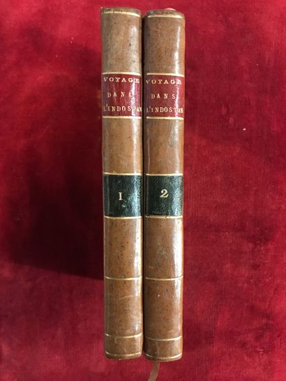 null 
PERRIN - Voyage dans l’Indostan 

 P., Impr. Le Normant, 1807. 

 2 vols in-8...
