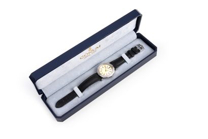 CORUM ADMIRAL'S CUP Montre bracelet en acier. Cadran crème, index peints fanions...