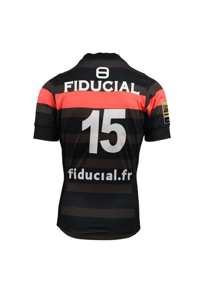 null Clément Poitrenaud. Center back. Jersey n°15 of the Stade Toulousain for the...