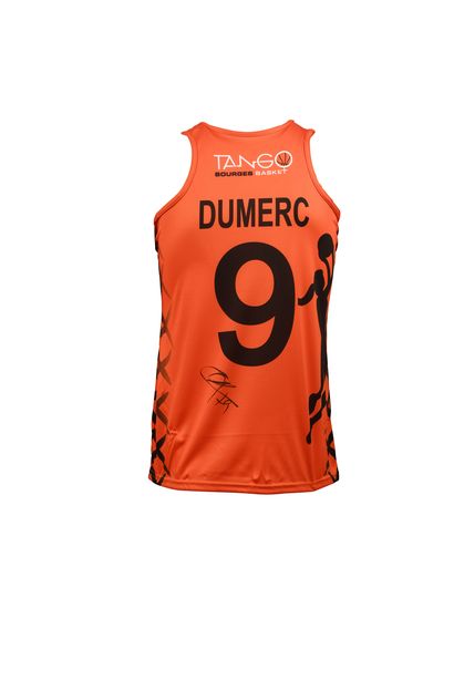 null Céline Dumerc. Leading player. Tango Bourges Basket jersey #9 for the 2013-2014...