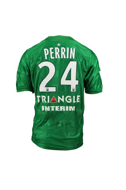 null Loic Perrin. Defender. Jersey #24 of AS Saint-Etienne for the 2012-2013 season...