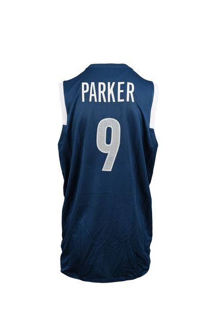 null Tony Parker. Point guard. Jersey No. 9 of the French team for the international...