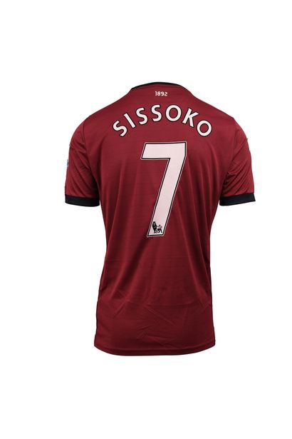 null Moussa Sissoko. Midfielder. Newcastle United jersey #7 for the 2012-2013 Premier...