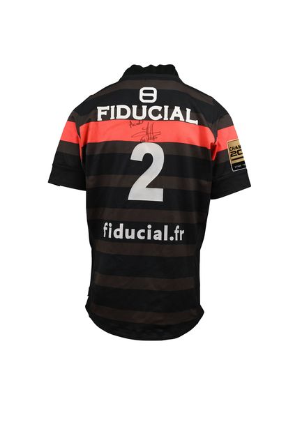 null William Servat. Talon player. Jersey n°2 of Stade Toulousain worn during the...