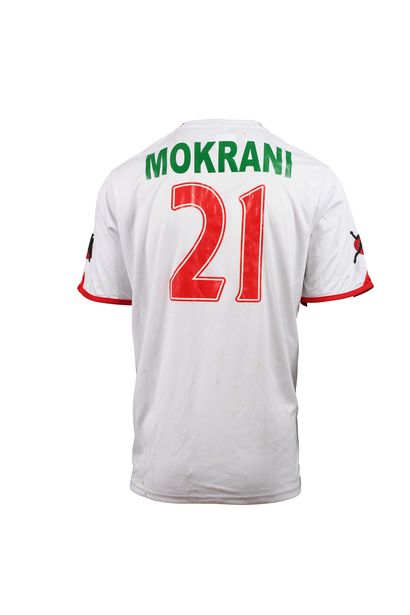 null Mohamed Mokrani. Pivot. Jersey No. 21 of the Algerian National Team worn for...