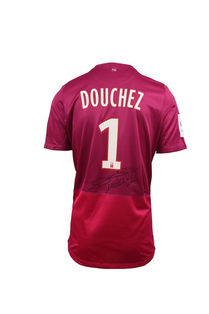 null Nicolas Douchez. Goalkeeper. Paris Saint-Germain's No. 1 jersey for the 2012-2013...