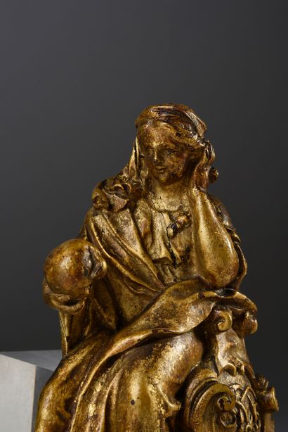 null Sainte Marie-Madeleine
Sculpture en bois à patine dorée représentant Marie de...