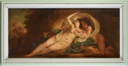 Antoine François CALLET (1741 - 1823) entourage de Les amours des Dieux.
Huiles sur...