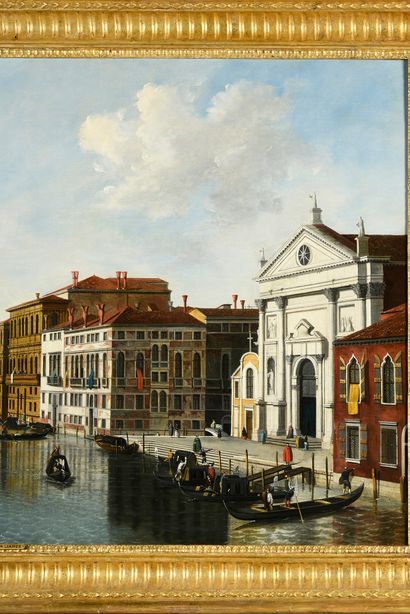 Dans le goût de CANALETTO Venise, vue du grand canal
Toile 75x125 cm