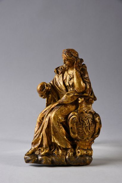 null Sainte Marie-Madeleine
Sculpture en bois à patine dorée représentant Marie de...
