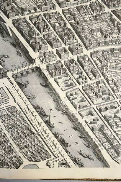 null 
PARIS | TURGOT, Michel-Etienne 



Plan of Paris begun in 1734, drawn and engraved...
