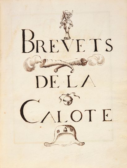 null MANUSCRIT 
Recueil des brevets du régiment de la Calotte
Sold at Momon libraire,...