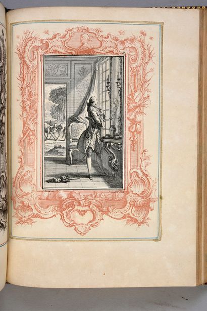 null ÉRASME - Eloge de la folie
S.l., 1751. 
In-4, full morocco richly decorated...