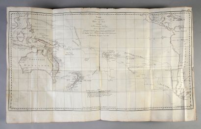 HAWKESWORTH, John Cartes et figures des voyages entrepris par ordre de sa Majesté...