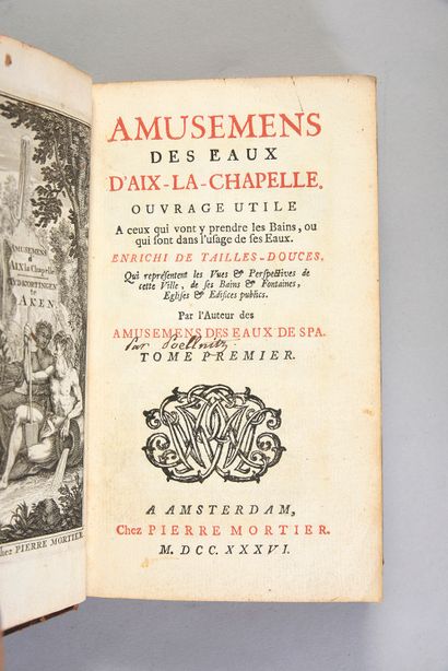 PÖLLNITZ, Karl Ludwig von 
PÖLLNITZ, Karl Ludwig von 



Amusemens des eaux d'Aix-La-Chapelle....