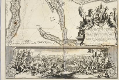 null 
CARTOGRAPHIE - Recueil de cartes, principalement de Jaillot 2 vols in-folio...